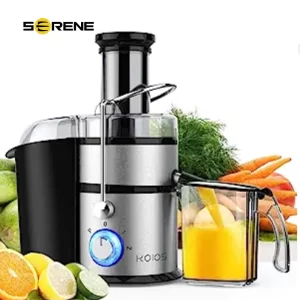 1300W KOIOS Centrifugal Juicer Machines, Juice Extractor with Extra Large 3inch Feed Chute, Full Copper