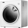 Electric Portable Clothes Dryer, Electric Compact Portable Clothes Laundry Dryer Machine for Apartment 3.5 cu.ft 13lbs, White