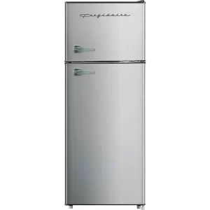 Frigidaire EFR751, 2 Door Apartment Size Refrigerator with Freezer, 7.5 cu ft, Platinum Series, Stainless Steel