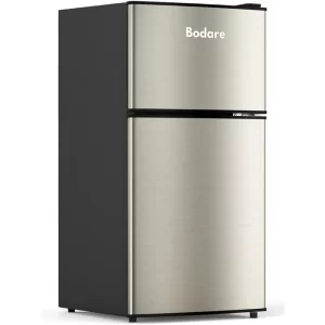 Mini Fridge with Freezer Quite 3.2 Cu.Ft Mini Refrigerator with 2 Doors