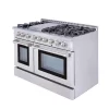 New In Stock Stainless Steel Appliances Multifunctional Cooking Grill Integrated 6 Hearth Natural Gas LP Stove