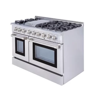 New In Stock Stainless Steel Appliances Multifunctional Cooking Grill Integrated 6 Hearth Natural Gas LP Stove