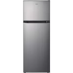 Refrigerator Dual Door Fridge, Adjustable Thermostat Control with Top Mount Freezer Compartment, 12.0 Cu.Ft