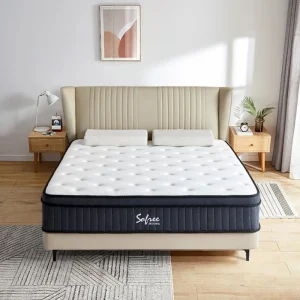 Full Size Mattress, 10 Inch Memory Foam Hybrid Mattress Full, Pocket Spring Full Mattress in a Box for Motion Isolation
