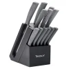 Raintree Ash - 13 Piece Knife Block Set with Wooden for Kitchen