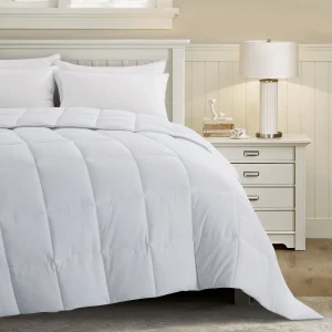 Allswell Copper Loft Down Alternative Blanket, White, Full/Queen silk comforter down comforter quilt comforter