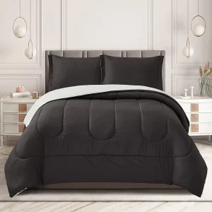 Comforter Set All Season Down Alternative Bed Duvet Comforter Set Thicker Design Eco-Friendly Fabric Comforter with Pillow Shams