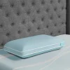 Memory foam body pillow, cooling bed with pillow queen blue collar pillow travel sleep orthopedic hug