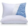 Shredded Memory Foam Pillows King Size Set of 2, Cooling Pillows for Sleeping 2 Pack, Adjustable Loft Bed Firm or Soft Pillows