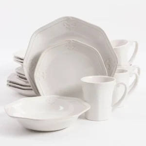 Dinnerware, Set of 16 Plates Sets for Home