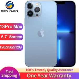 Original Apple iPhone 13 Pro Max 128GB 256GB 512GB 1TB ROM Genuine OLED A15 IOS Face ID NFC Unlocked 5G Cell Phone