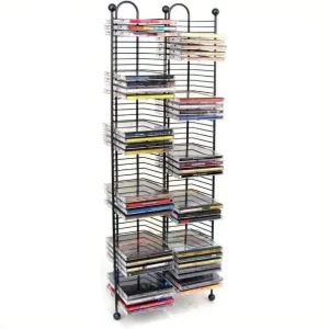 33" 100-CD Media Storage Rack Tower,dvd storage,cd storage