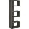 5 Tier Bookcase Anxiety Bookshelf Storage Shelf Organizers for Room Modular Furniture Desk Organizing Cabinet Living Home