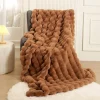 Brown 60'' X 80'' Gromit Fluffy Blanket Taylors Swift Soft Cozy Blanket for Couch Chair Bed Sofa Living Room Karol G Grinch Fnaf