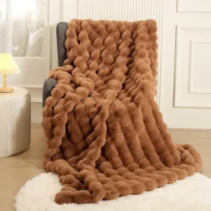 Brown 60'' X 80'' Gromit Fluffy Blanket Taylors Swift Soft Cozy Blanket for Couch Chair Bed Sofa Living Room Karol G Grinch Fnaf