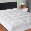 Extra Thick Mattress Topper Twin XL 400TC Cotton Pillow Top Breathable Mattress Pad Protector with 8-22" Deep Pocket Soft Down