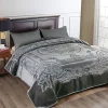 Fleece Blanket King Size, Heavy Korean Mink Blanket 85 X 95 Inches- 9 Lbs, Soft and Warm, Thick Raschel Printed Mink Blanket