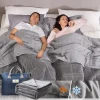 King Size Weighted Blanket 45lb(88 Inch X104 Inch Chiikawa Comforter King Size for Couple - Carry Bag Included Tokio Hotel Scarf
