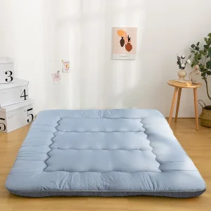 NeuType Japanese Floor Mattress Futon Mattress Thicken Sleep Mat Grey Mattress Grey Mattress Cover bedroom furniture