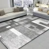 Nordic Geometric Living Room Rugs Abstract Bedroom Decor Bedside Carpet Large Area Room Decoration Rug Balcony Cloakroom Carpets