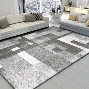 Nordic Geometric Living Room Rugs Abstract Bedroom Decor Bedside Carpet Large Area Room Decoration Rug Balcony Cloakroom Carpets