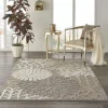 Aloha Indoor/Outdoor Natural 5'3" X 7'5" Area Rug, (5x7)