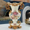 vases european vintage resin large vase dining table decoration dining room living room home decor free shipping