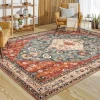 Large living room rug 8x10, Retro soft children's room feature carpet, Suitable for restaurant and family room doors